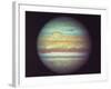 First True-Color Photo of Planet Jupiter Taken from Hubble Space Telescope-null-Framed Photographic Print