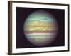 First True-Color Photo of Planet Jupiter Taken from Hubble Space Telescope-null-Framed Photographic Print