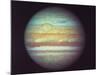 First True-Color Photo of Planet Jupiter Taken from Hubble Space Telescope-null-Mounted Photographic Print