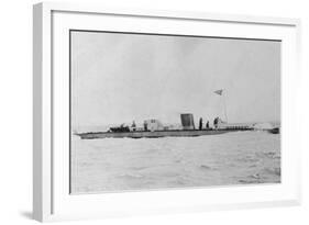 First Turbine Boat-null-Framed Photographic Print