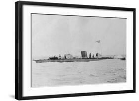 First Turbine Boat-null-Framed Photographic Print