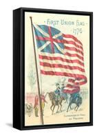 First Union Flag, 1776-null-Framed Stretched Canvas