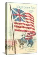 First Union Flag, 1776-null-Stretched Canvas
