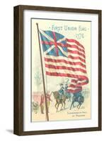 First Union Flag, 1776-null-Framed Art Print