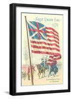 First Union Flag, 1776-null-Framed Art Print