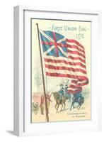 First Union Flag, 1776-null-Framed Art Print