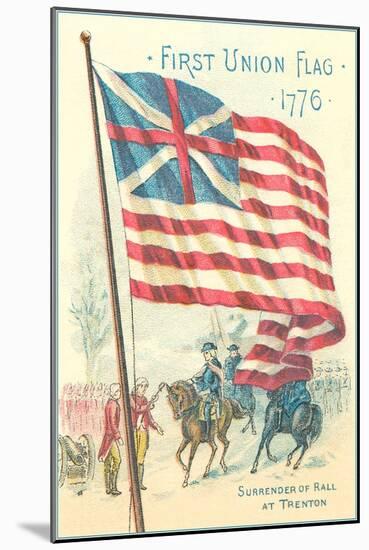 First Union Flag, 1776-null-Mounted Art Print