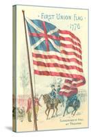 First Union Flag, 1776-null-Stretched Canvas