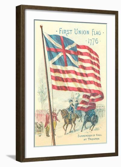 First Union Flag, 1776-null-Framed Art Print
