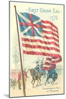 First Union Flag, 1776-null-Mounted Art Print