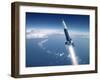First V-2 Rocket Launch, Artwork-Detlev Van Ravenswaay-Framed Photographic Print