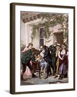 First Vaccination, 1796-null-Framed Photographic Print