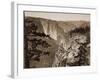 First View of the Valley, Yosemite, California, about 1866-Carleton Watkins-Framed Art Print