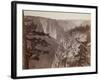 First View of the Yosemite Valley from the Mariposa Trail, 1865-66-Carleton Emmons Watkins-Framed Photographic Print