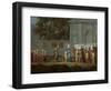 First Walk to Boys School, 1737-Jean-Baptiste Vanmour-Framed Giclee Print