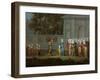 First Walk to Boys School, 1737-Jean-Baptiste Vanmour-Framed Giclee Print