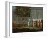 First Walk to Boys School, 1737-Jean-Baptiste Vanmour-Framed Giclee Print