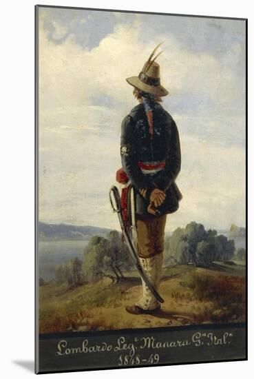 First War of Independence, Lombard Soldier in the Manara Legion, 1848-1849-Faustino Joli-Mounted Giclee Print