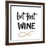 First Wine-Erin Clark-Framed Giclee Print