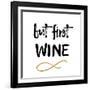 First Wine-Erin Clark-Framed Giclee Print