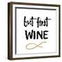 First Wine-Erin Clark-Framed Giclee Print