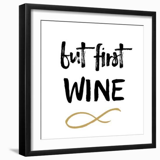 First Wine-Erin Clark-Framed Giclee Print