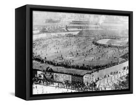 First World Series Game-null-Framed Stretched Canvas