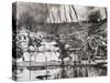 First World War (1914-1918). French Army Crosses the River Isere on Improvised Gateways-Prisma Archivo-Stretched Canvas