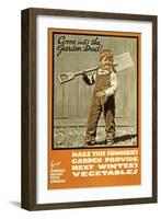 First World War Farming, C.1915 (Poster)-Joseph Ernest Sampson-Framed Giclee Print