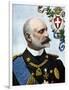 First World War: “” Portrait of Admiral Tommaso Di Savoia-Genova, Duke of Genes (1854-1931) and Lie-Tancredi Scarpelli-Framed Giclee Print