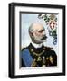 First World War: “” Portrait of Admiral Tommaso Di Savoia-Genova, Duke of Genes (1854-1931) and Lie-Tancredi Scarpelli-Framed Giclee Print