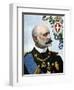 First World War: “” Portrait of Admiral Tommaso Di Savoia-Genova, Duke of Genes (1854-1931) and Lie-Tancredi Scarpelli-Framed Giclee Print