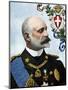 First World War: “” Portrait of Admiral Tommaso Di Savoia-Genova, Duke of Genes (1854-1931) and Lie-Tancredi Scarpelli-Mounted Giclee Print