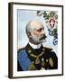 First World War: “” Portrait of Admiral Tommaso Di Savoia-Genova, Duke of Genes (1854-1931) and Lie-Tancredi Scarpelli-Framed Giclee Print