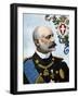 First World War: “” Portrait of Admiral Tommaso Di Savoia-Genova, Duke of Genes (1854-1931) and Lie-Tancredi Scarpelli-Framed Giclee Print