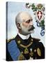 First World War: “” Portrait of Admiral Tommaso Di Savoia-Genova, Duke of Genes (1854-1931) and Lie-Tancredi Scarpelli-Stretched Canvas