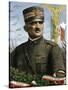 First World War: Portrait of General Armando Diaz (1861-1928) Chief of Staff of the Italian Army” (-Tancredi Scarpelli-Stretched Canvas