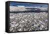 First Year Sea Ice and Brash Ice Near Petermann Island-Michael Nolan-Framed Stretched Canvas