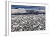 First Year Sea Ice and Brash Ice Near Petermann Island-Michael Nolan-Framed Photographic Print