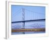 Firth of Forth Bridges, 1964 Road Suspension Bridge, 1890 Rail Bridge, Scotland, UK-Anthony Waltham-Framed Photographic Print