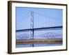 Firth of Forth Bridges, 1964 Road Suspension Bridge, 1890 Rail Bridge, Scotland, UK-Anthony Waltham-Framed Photographic Print