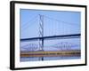 Firth of Forth Bridges, 1964 Road Suspension Bridge, 1890 Rail Bridge, Scotland, UK-Anthony Waltham-Framed Photographic Print