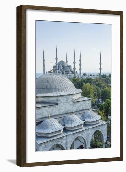 Firuz Aga Mosque and Sultan Ahamet Camii (Blue Mosque)-Guido Cozzi-Framed Photographic Print