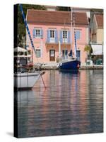 Fiscardo Harbour, Kefalonia, Ionian Islands, Greek Islands, Greece, Europe-Mark Banks-Stretched Canvas