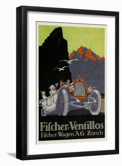 Fischer Automobiles-null-Framed Art Print