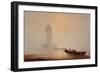 Fischerboot an der Küste in der Morgendämmerung. 1854-Konstantinovich Iwan Aiwassowskij-Framed Giclee Print