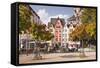 Fischmarkt in the Old Part of Cologne, North Rhine-Westphalia, Germany, Europe-Julian Elliott-Framed Stretched Canvas