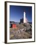 Fisgard Lighthouse, Fort Rodd, Victoria, British Columbia, Canada-Walter Bibikow-Framed Premium Photographic Print