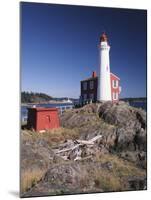 Fisgard Lighthouse, Fort Rodd, Victoria, British Columbia, Canada-Walter Bibikow-Mounted Photographic Print