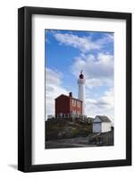 Fisgard Lighthouse, Victoria, Vancouver Island, British Columbia, Canada-Walter Bibikow-Framed Photographic Print